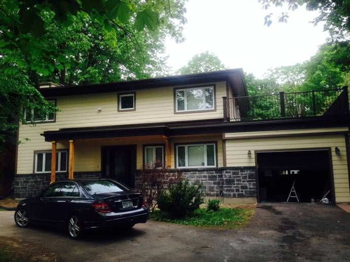 Stone and Siding Renovation Rockcliffe Park Area of Ottawa